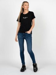 Pepe Jeans Jeansy "Regent" | PL200398VW30 | Regent | Kobieta | Granatowy. Niebieskie jeansy damskie Pepe Jeans, bez wzorów, z bawełny, z podwyższonym stanem. W wyprzedaży za 239.00 zł.