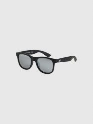 Okulary przeciwsłoneczne z lustrzaną powłoką 4F 4FRSS26ASUNU092. Niebieskie okulary przeciwsłoneczne damskie 4F. Za 68.99 zł.