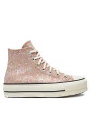 Converse Trampki Chuck Taylor All Star Lift Platform Hi A09422C Różowy. Czerwone trampki i tenisówki damskie Converse, bez wzorów, z materiału, bez zapięcia. Za 279.99 zł.