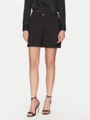 Marciano Guess Szorty materiałowe 5GGD19 7311A Czarny Regular Fit. Czarne szorty damskie Marciano Guess, z aplikacjami, z bawełny. Za 759.99 zł.