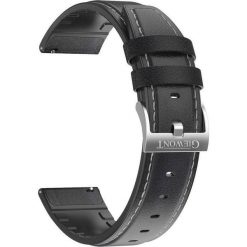 Giewont Pasek do Smartwatch Giewont GW440 Skórzany CZARNY GWP440-2. Czarne zegarki smartwatch Giewont, bez wzorów. Za 50.33 zł.