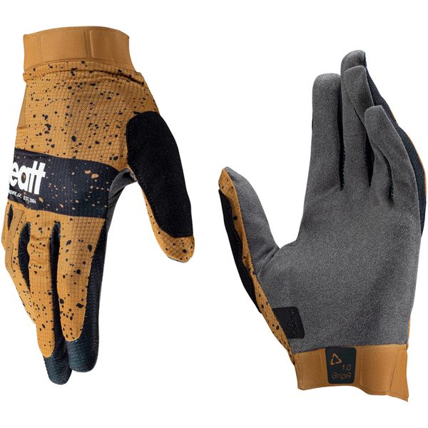 Rękawiczki rowerowe Leatt Glove MTB 1.0 GripR. Brązowe rękawiczki damskie LEATT, bez wzorów. Za 149.00 zł.