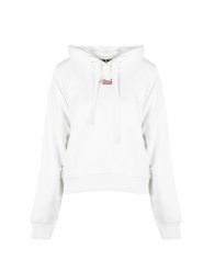 Diesel Bluza "F-Reggy" | A15712-RIAJH | Kobieta | Biały. Białe bluzy damskie Diesel, l, bez wzorów, z bawełny, sportowe, bez ramiączek, z kapturem. W wyprzedaży za 389.00 zł.