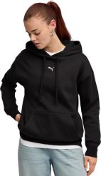 Puma Bluza damska Puma ESS Centered Cat Logo Relaxed Hoodie czarna 692917 01 L. Czarne bluzy damskie Puma, l, bez wzorów, bez ramiączek, bez kaptura. Za 228.99 zł.