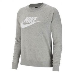 Bluza sportowa męska Nike Essentials Crew Flc Hbr. Szare bluzy sportowe męskie Nike, m, bez wzorów, bez kaptura. Za 319.00 zł.