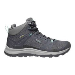 Buty trekkingowe damskie Keen Terradora II Mid WP. Szare obuwie trekkingowe damskie Keen, bez zapięcia. Za 312.00 zł.