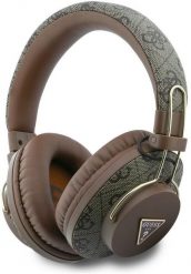 Słuchawki Guess Słuchawki nauszne Guess Triangle Logo Bluetooth ENC brązowy. Brązowe słuchawki nauszne Guess. Za 221.29 zł.