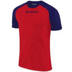 Koszulka Unisex Dla Dorosłych Capo Interlock. Czerwone bluzki damskie Givova, l, bez wzorów, sportowe, bez kołnierzyka, bez ramiączek. Za 60.99 zł.