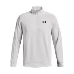 Kurtka z zamkiem błyskawicznym ¼ Under Armour Fleece®. Czarne kurtki męskie Under Armour, bez wzorów, sportowe, bez kaptura. Za 294.50 zł.