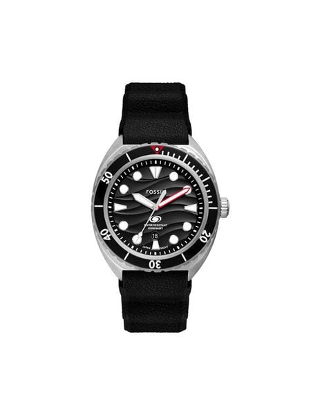 Fossil Zegarek Breaker FS6062 Czarny. Czarne, analogowe zegarki męskie FOSSIL, bez wzorów. Za 639.99 zł.