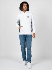 Pepe Jeans Bluza "Phil" | PM582268 | Phil | Mężczyzna | Biały. Białe bluzy męskie Pepe Jeans, m, z aplikacjami, z bawełny, bez ramiączek, bez kaptura. W wyprzedaży za 219.00 zł.