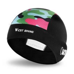 Czapka letnia przeciwsłoneczna jedwabna sportowa czarna. Czarne czapki damskie WEST BIKING, na lato, bez wzorów, z jedwabiu, eleganckie. Za 56.16 zł.