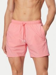 BOSS Szorty kąpielowe Iconic 50491594 Różowy jasny Regular Fit. Czerwone kąpielówki męskie Boss, m, bez wzorów. Za 279.99 zł.