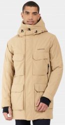 Didriksons vyriška žieminė parka DREW 8, šviesiai ruda. Brązowe parki męskie Helly Hansen, m, bez wzorów, bez kołnierzyka, bez kaptura. Za 590.38 zł.