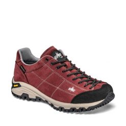 Buty do chodzenia Lomer Maipos Suede MTX. Czerwone obuwie trekkingowe damskie LOMER, bez zapięcia. Za 582.50 zł.