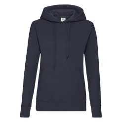 Bluza Damska Z Kapturem. Niebieskie bluzy damskie fruit of the loom, l, bez wzorów, bez ramiączek, z kapturem. Za 103.99 zł.
