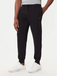HUGO Spodnie dresowe Austin 50532012 Czarny Regular Fit. Czarne spodnie sportowe męskie Hugo, l, bez wzorów, z dresówki. Za 189.99 zł.