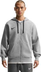Bluza męska Nike Park 26 Fleece Full-Zip Hoodie szara IB1228 063 XS. Szare bluzy sportowe męskie Nike, m, bez wzorów, bez kaptura. Za 225.71 zł.