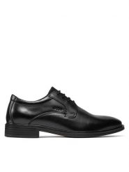 Geox Półbuty U Gladwin A U024WA 00043 C9999 Czarny. Czarne buty wizytowe męskie Geox, bez wzorów, ze skóry, bez obcasa, bez zapięcia. Za 259.99 zł.