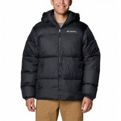 Kurtka uniwersalna męska Columbia 2086851010. Czarne kurtki męskie Columbia, na zimę, m, bez wzorów, z materiału, eleganckie, z kapturem. Za 829.99 zł.