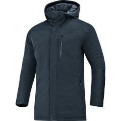 Parka Jako hiver. Niebieskie parki męskie Jako, na zimę, l, bez wzorów, z dzianiny, sportowe, bez kołnierzyka, z kapturem. Za 469.50 zł.