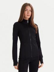 MICHAEL Michael Kors Bluza MF551L91RE Czarny Slim Fit. Czarne bluzy damskie MICHAEL Michael Kors, l, bez wzorów, z syntetyku, bez ramiączek, bez kaptura. Za 739.99 zł.