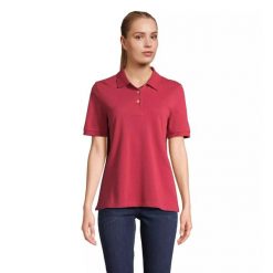 Damska koszulka polo Sol's Pacific. Czerwone bluzki damskie SOL'S, s, bez wzorów, eleganckie, bez kołnierzyka, bez ramiączek. Za 119.50 zł.