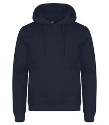 Clique Bluza z kapturem Miami z bawełny i poliestru z recyklingu – Navy. Niebieskie bluzy damskie CLIQUE, m, bez wzorów, z bawełny, bez ramiączek, z kapturem. Za 172.64 zł.