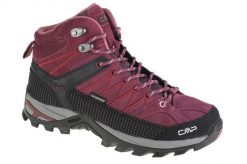 Buty trekkingowe damskie CMP Rigel Mid. Czarne obuwie trekkingowe damskie CMP, z materiału, bez zapięcia. Za 359.99 zł.