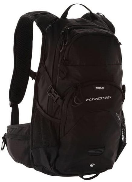 Plecak rowerowy Kross TOTAL. Czarne plecaki męskie Kross, bez wzorów, z materiału. Za 171.99 zł.