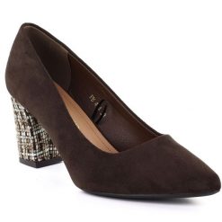 OBUWIE SERGIO LEONE. Czółenka damskie Sergio Leone, bez wzorów, ze skóry ekologicznej, bez obcasa, bez zapięcia. Za 129.99 zł.