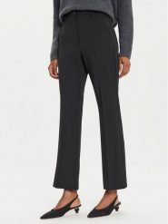 Weekend Max Mara Spodnie materiałowe Estasi 2425136032 Czarny Straight Fit. Czarne spodnie materiałowe damskie Weekend Max Mara, bez wzorów, z materiału. Za 459.99 zł.