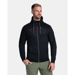 Męska bluza z kapturem Kilpi ADELAN-M. Czarne bluzy męskie Kilpi, m, bez wzorów, casualowe, bez ramiączek, z kapturem. Za 189.67 zł.