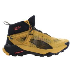 Buty trekkingowe wysokie męskie Puma Explore Nitro Mid Gtx. Czarne trekkingi męskie Puma, z materiału, bez zapięcia. Za 694.00 zł.