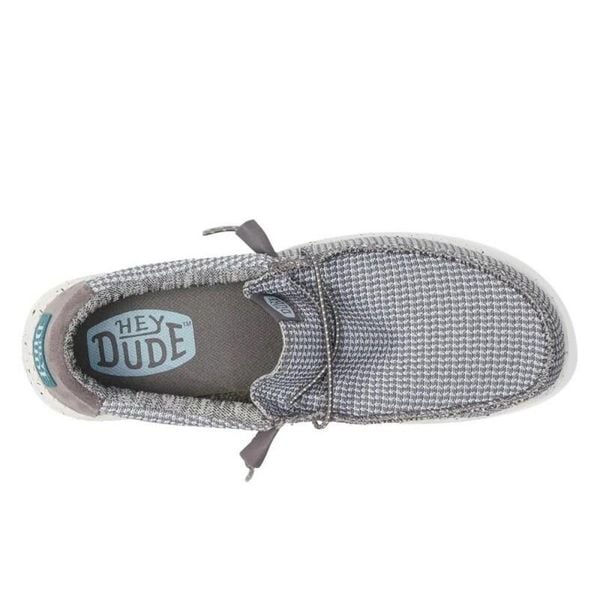 Tenisówki Hey Dude Model Wally Sport Mesh Kolor Szary. Szare trampki męskie PRO BRANDS, bez wzorów, z meshu, sportowe, bez zapięcia. Za 254.30 zł.