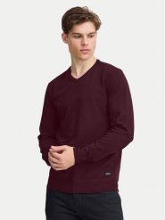Blend Sweter 20717955 Bordowy Regular Fit. Czerwone swetry męskie Blend, m, bez wzorów, z syntetyku, bez kołnierzyka, bez ramiączek. Za 129.99 zł.