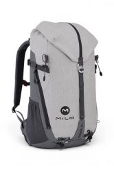 Plecak trekkingowy MILO BISSOI 30 Light Grey. Szare plecaki męskie Milo, bez wzorów, z nylonu. Za 379.00 zł.