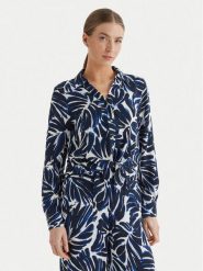 ONLY Koszula Nova 15284332 Granatowy Regular Fit. Niebieskie koszule damskie ONLY, xl, bez wzorów, z wiskozy, bez kołnierzyka, bez ramiączek. Za 139.99 zł.