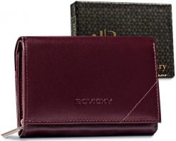 Portfel fioletowy Rovicky R-RD-38-GCL Plum. Fioletowe portfele damskie ROVICKY, ze skóry. Za 77.99 zł.