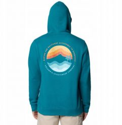 Columbia Columbia Trek Graphic Hoodie 2018494364 Zielone M. Zielone bluzy męskie Columbia, m, bez wzorów, bez kaptura. Za 253.40 zł.
