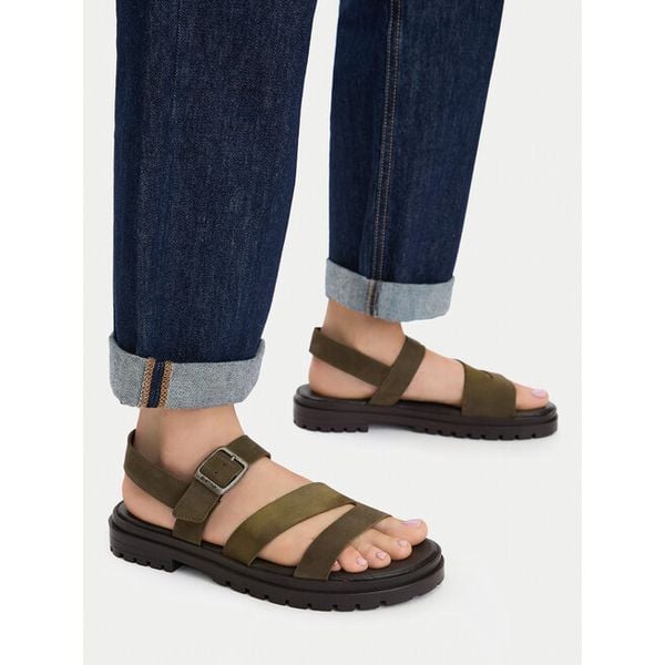 Sandały G-Star. Brązowe sandały damskie G-Star, bez wzorów, bez obcasa, na płaskiej podeszwie, bez zapięcia. Za 179.99 zł.