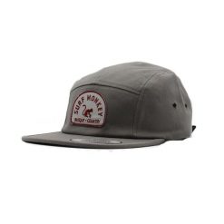 Czapka 5-panelowa - Płaski daszek - Jockey / Rozmiar uniwersalny (Szary). Szare czapki damskie SURF MONKEY, bez wzorów, sportowe. Za 179.95 zł.