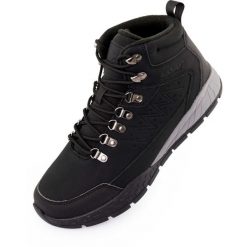 Wodoodporne męskie buty zimowe Loap Sterling czarne 42. Czarne buty zimowe męskie STERLING, na zimę, bez wzorów, bez obcasa, bez zapięcia. Za 289.99 zł.