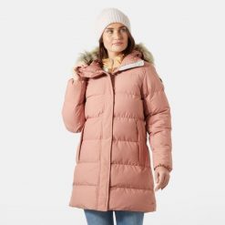 Parka damska z kapturem Helly Hansen Blossom. Czerwone parki damskie Helly Hansen, na zimę, bez wzorów, z kapturem. W wyprzedaży za 1,031.50 zł.