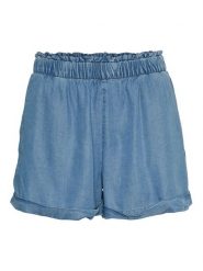 Vero Moda Szorty materiałowe Harper 10283731 Niebieski Regular Fit. Niebieskie szorty damskie Vero Moda, bez wzorów, z lyocellu. Za 79.99 zł.