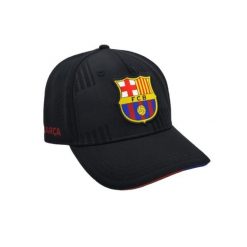 FC Barcelona czapka z daszkiem dla dorosłego czarna. Czarne czapki damskie FC BARCELONA, bez wzorów, z bawełny. Za 99.00 zł.