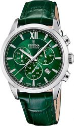 Zegarek Festina Zegarek męski Festina F20041-3 zielony. Zielone zegarki męskie Festina, bez wzorów. Za 1,146.00 zł.