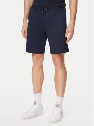 Jack & Jones Szorty materiałowe Jaiden Rocco 12292831 Granatowy Regular Fit. Niebieskie szorty męskie Jack & Jones, bez wzorów, z bawełny. Za 129.99 zł.