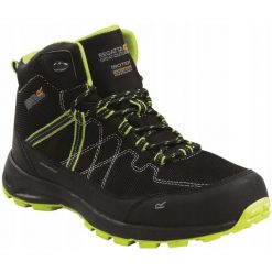Buty trekkingowe męskie Samaris Lite. Czarne trekkingi męskie Regatta, bez zapięcia. W wyprzedaży za 362.45 zł.