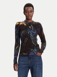 Desigual Sweter Butterfly Lacroix 25WWJF05 Czarny Regular Fit. Czarne swetry nierozpinane damskie Desigual, m, bez wzorów, z syntetyku, bez kołnierzyka, bez ramiączek. Za 239.99 zł.